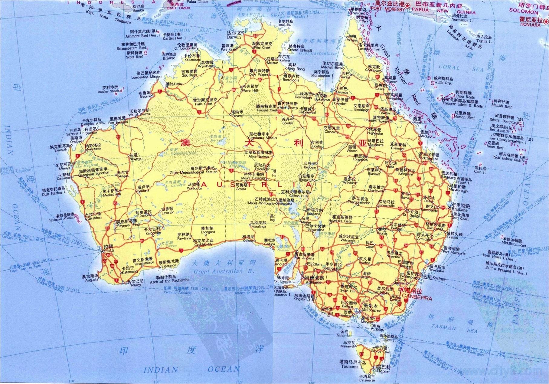 澳大利亚交通运输概况（截止到2018财年）