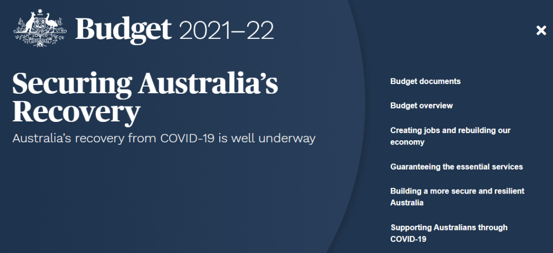 重磅！澳洲2021-2022新财年预算案出炉，划重点啦！