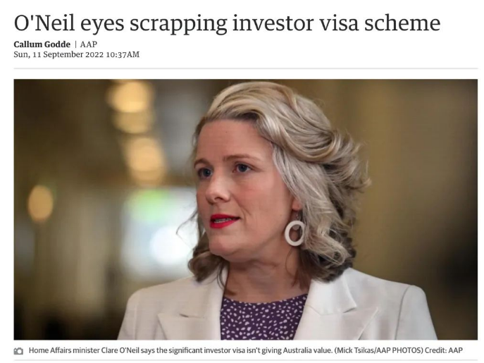 澳洲188C重大投资移民签证或将被取消！